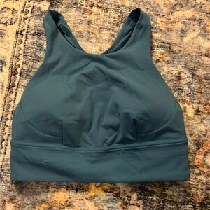 Blue Lululemon sports bra